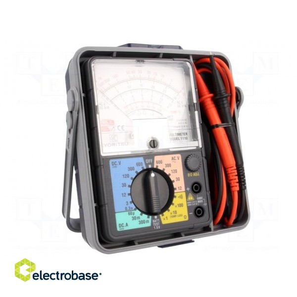Analogue multimeter | Features: battery test | I DC: 60u/30m/300mA image 9