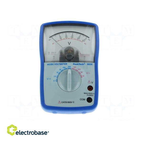 Voltmeter | Features: impact resistant holster | analogue | 300g image 4