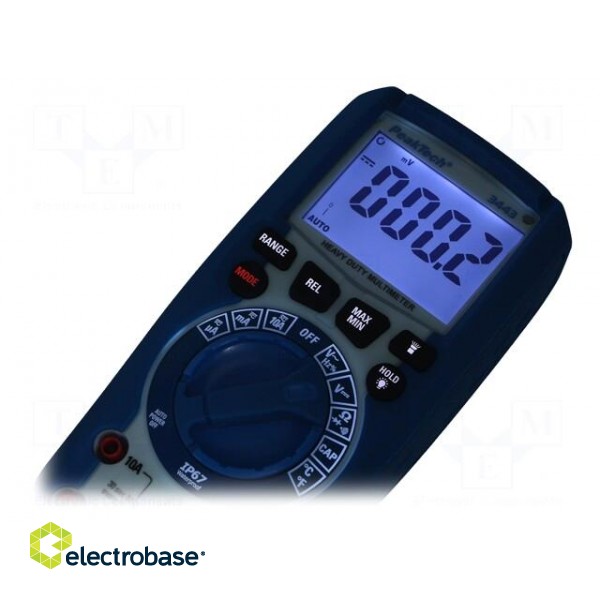 Digital multimeter | LCD 3,75 digit (6000),bargraph | -20÷780°C paveikslėlis 3