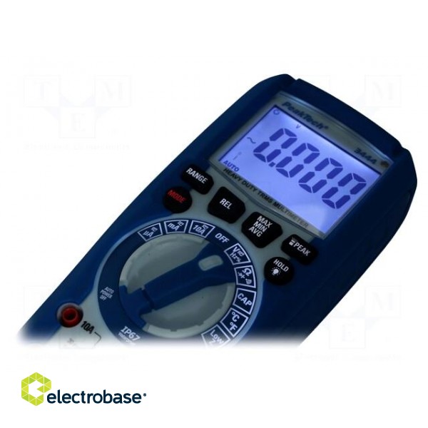 Digital multimeter | LCD | 3,75 digit (6000) | True RMS | 50÷5kHz image 6