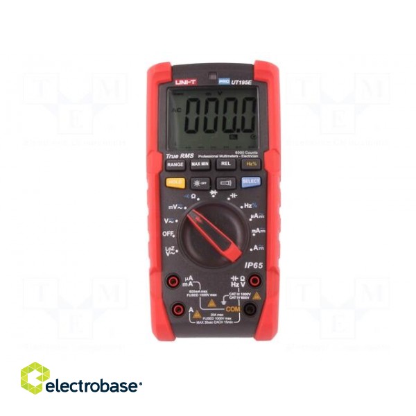 Digital multimeter | LCD (6000),bargraph,with a backlit | 0÷40°C фото 8