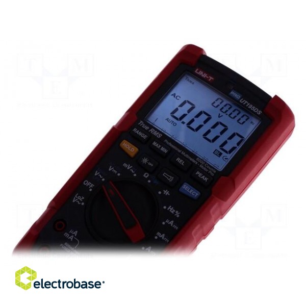 Digital multimeter | LCD (6000),bargraph,with a backlit | 0÷40°C image 2