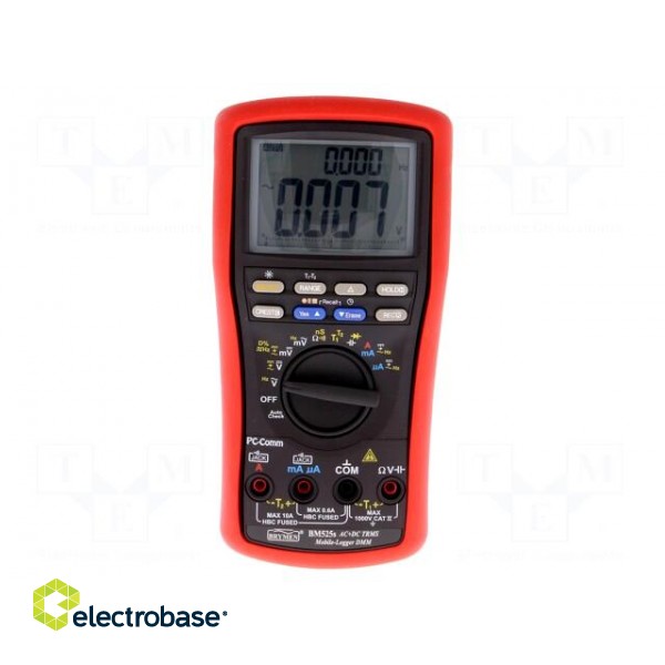 Digital multimeter | LCD (9999),bargraph,with a backlit | 5x/s image 1