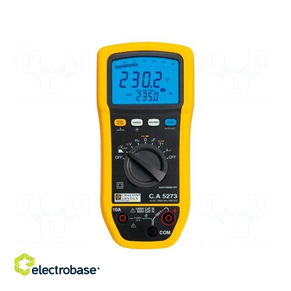 Digital multimeter | LCD x2 6000,bargraph,with a backlit | 5x/s