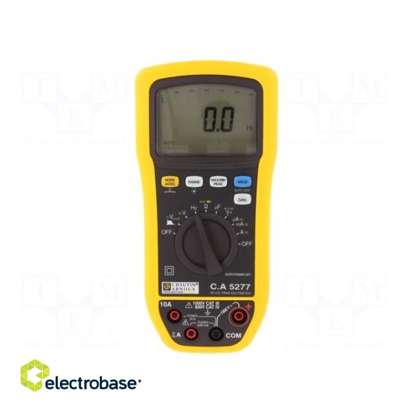 Digital multimeter | LCD x2 6000,bargraph,with a backlit | 5x/s image 1