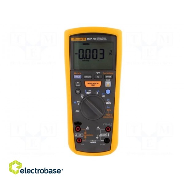 Digital multimeter | LCD (6000),with a backlit | True RMS AC image 5