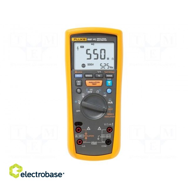 Digital multimeter | LCD (6000),with a backlit | True RMS AC paveikslėlis 1