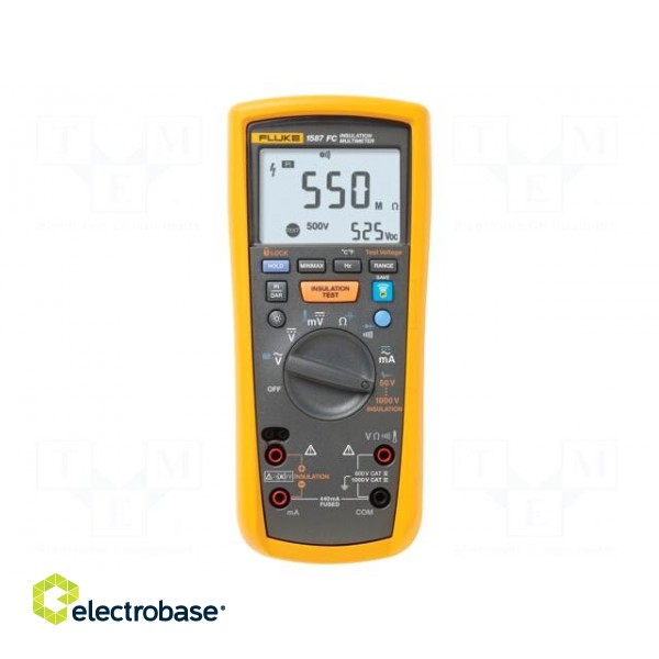 Digital multimeter | LCD (6000),with a backlit | True RMS AC paveikslėlis 2