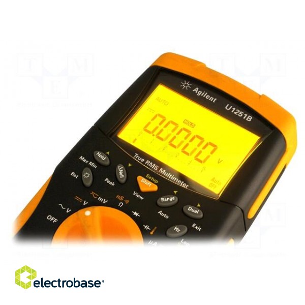 Digital multimeter | LCD 5 digits (50000) | Bargraph: 21segm. paveikslėlis 2
