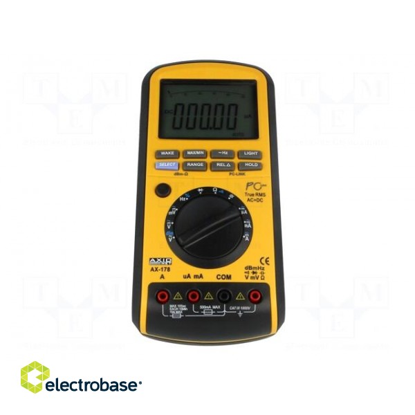 Digital multimeter | LCD 5 digits | Bargraph: 51segm | 2,5x/s image 9