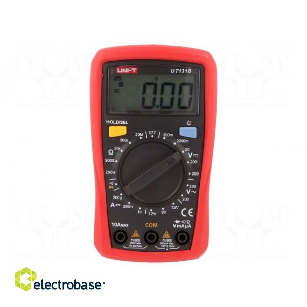 Digital multimeter | LCD (2000),with a backlit | Diode test: yes фото 1