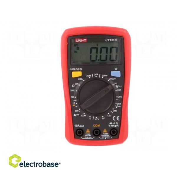 Digital multimeter | LCD (2000),with a backlit | Diode test: yes фото 4