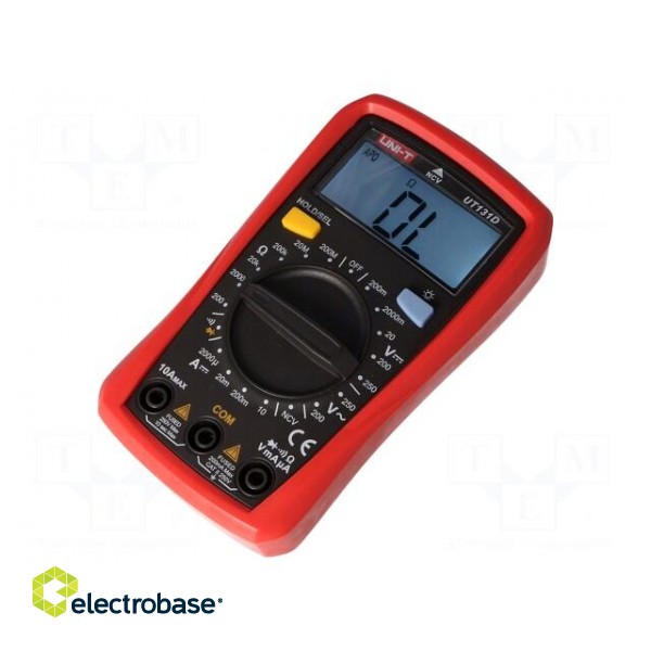 Digital multimeter | LCD (2000),with a backlit | Diode test: yes image 2