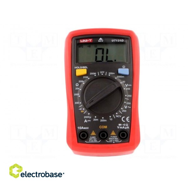 Digital multimeter | LCD (2000),with a backlit | Diode test: yes image 4