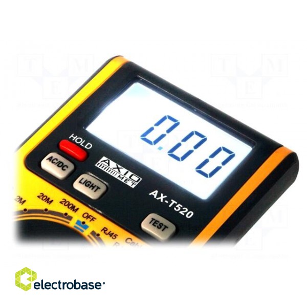 Digital multimeter | LCD 3,5 digit (3999) 15mm,with a backlit фото 3