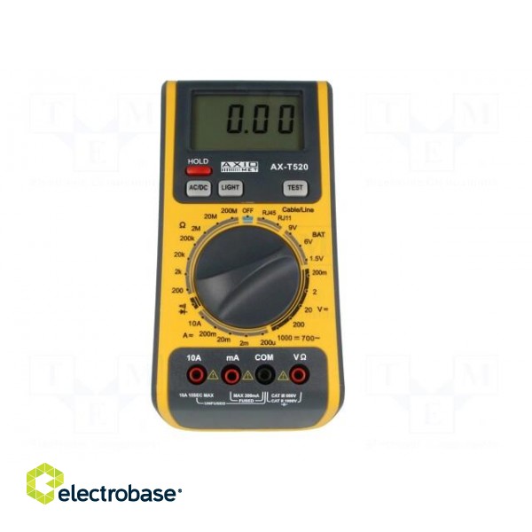 Digital multimeter | LCD 3,5 digit (3999) 15mm,with a backlit фото 5