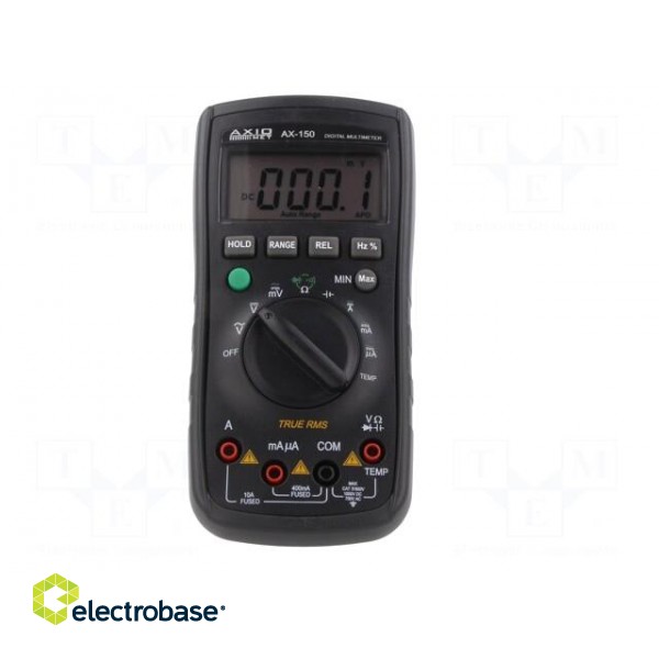 Digital multimeter | LCD 3,5 digit (3999) | 3x/s | True RMS AC paveikslėlis 6