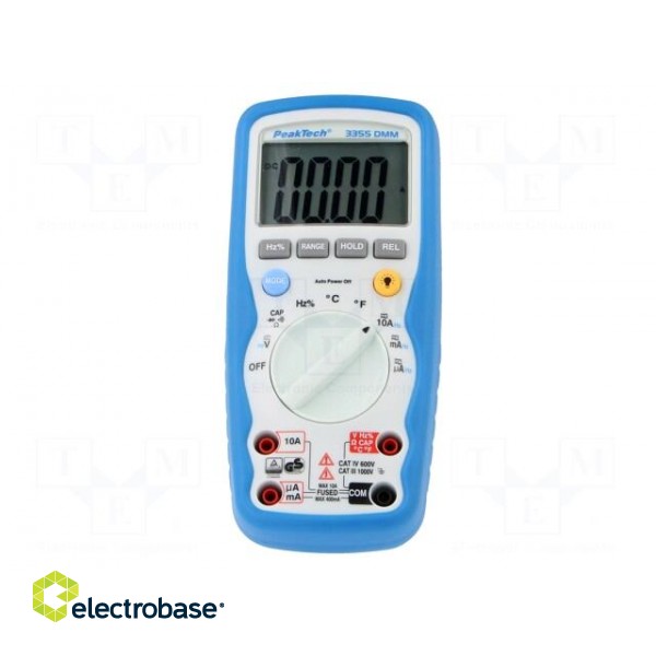 Digital multimeter | LCD 3,75 digit (3999) | -20÷760°C | IP67 image 7