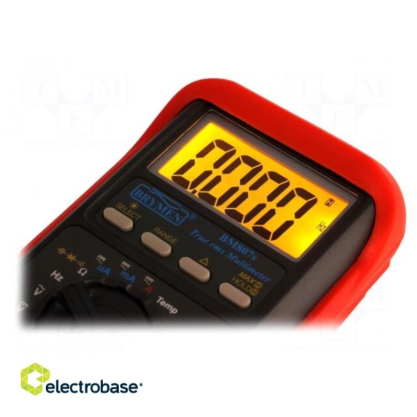 Digital multimeter | LCD 3,75 digit (4000),with a backlit | 3x/s image 2