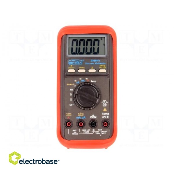 Digital multimeter | LCD 3,75 digit (4000),with a backlit | 3x/s image 1