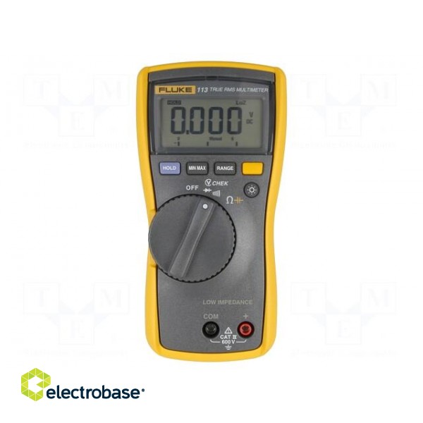 Digital multimeter | LCD 3,75 digit (6000) | VDC: 1m÷6/60/600V image 1