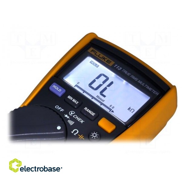 Digital multimeter | LCD 3,75 digit (6000) | VDC: 1m÷6/60/600V image 3