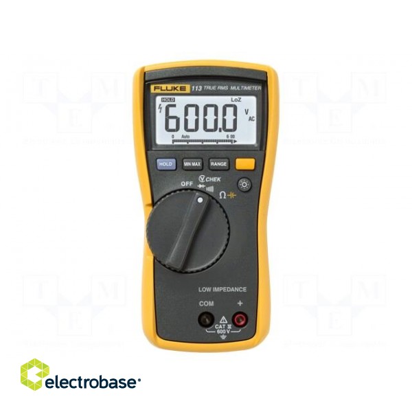 Digital multimeter | LCD 3,75 digit (6000) | VDC: 1m÷6/60/600V image 5