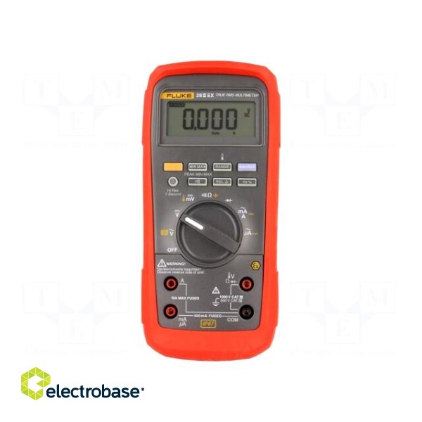 Digital multimeter | LCD | (6000/19999) | Bargraph: 33segm.40x/s фото 1