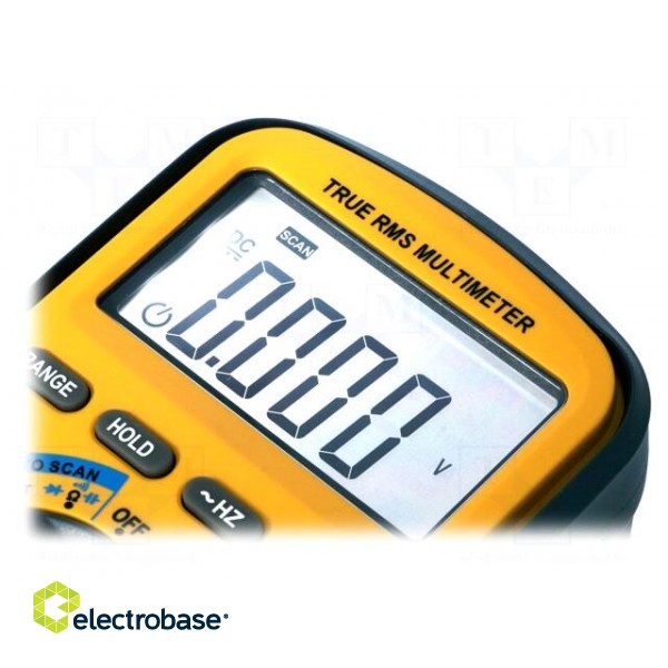 Digital multimeter | LCD (6000),with a backlit | 3x/s | True RMS image 2
