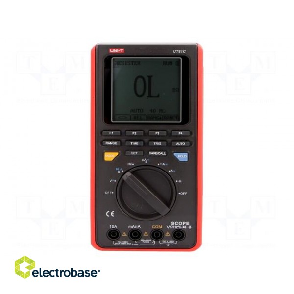Digital multimeter | LCD 60x60mm,graphical,with a backlit | 8bit image 1