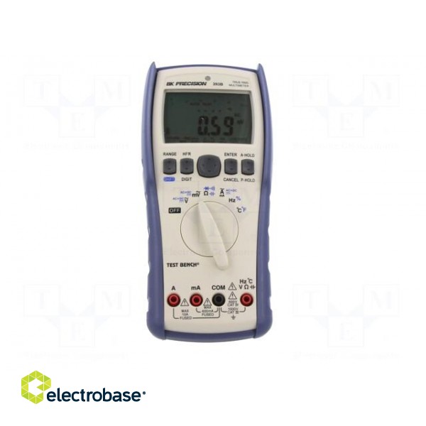 Digital multimeter | USB | LCD | (100000) | 3x/s | I DC: 10mA,100mA,10A фото 5