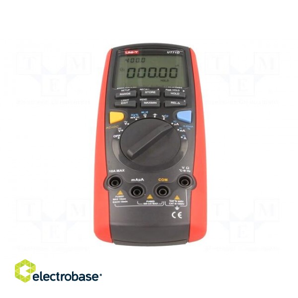 Digital multimeter | LCD (40000) | Bargraph: 40segm.10x/s paveikslėlis 7