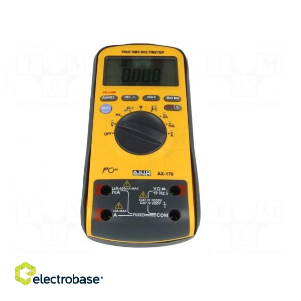 Digital multimeter | LCD (6600),with a backlit | 3x/s | True RMS image 9