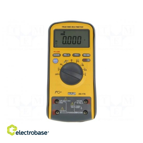 Digital multimeter | LCD (6600),with a backlit | 3x/s | True RMS image 1