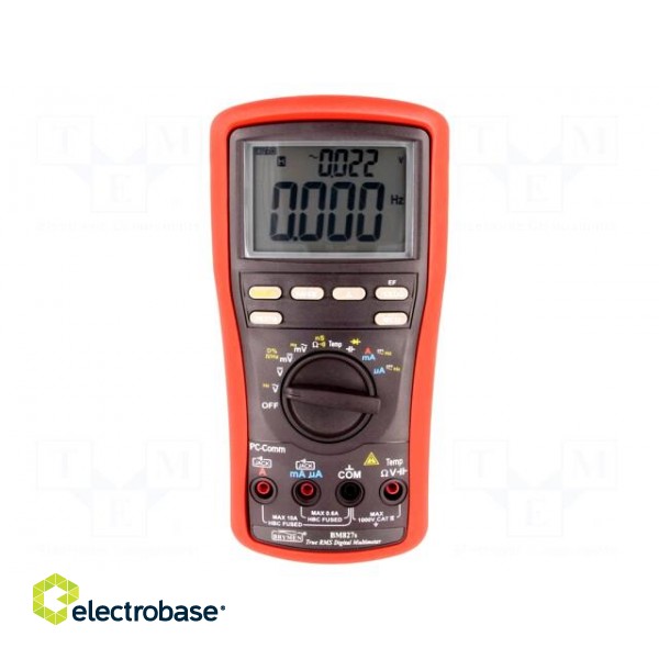 Digital multimeter | LCD (9999) | Bargraph: 41segm.60x/s | 5x/s image 1