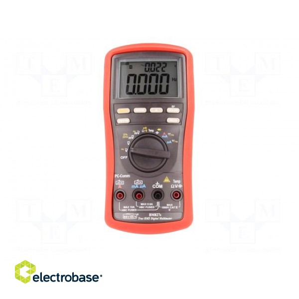 Digital multimeter | LCD (9999) | Bargraph: 41segm.60x/s | 5x/s image 5