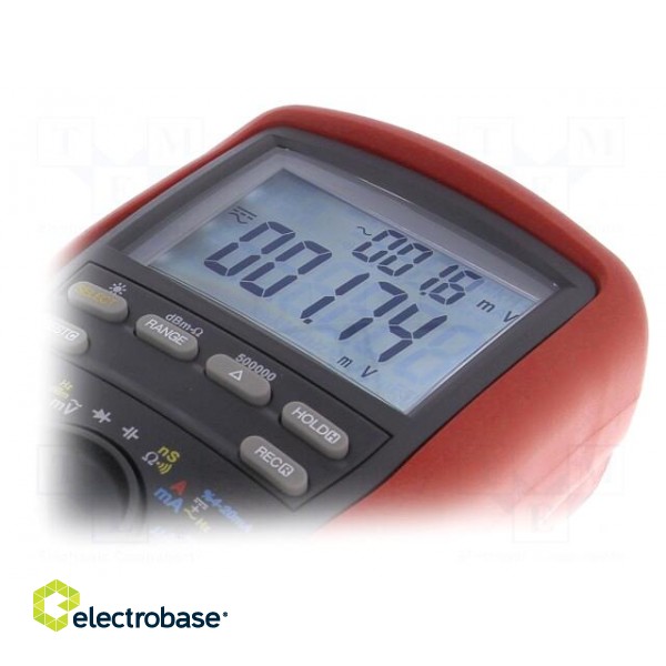 Digital multimeter | LCD x2,with a backlit | 5x/s | 4-20mA: 0÷100% image 2
