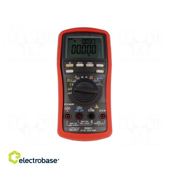 Digital multimeter | LCD x2,with a backlit | 5x/s | 4-20mA: 0÷100% image 5