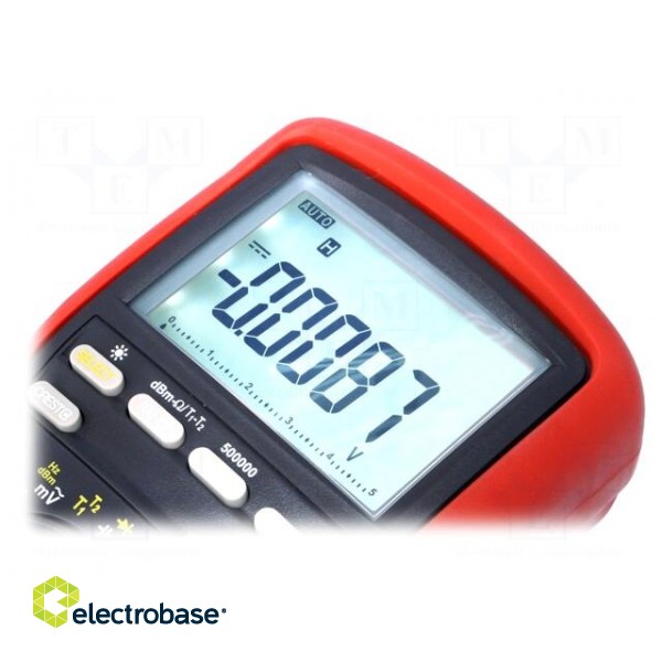 Digital multimeter | LCD x2,with a backlit | 5x/s | -50÷1000°C image 4