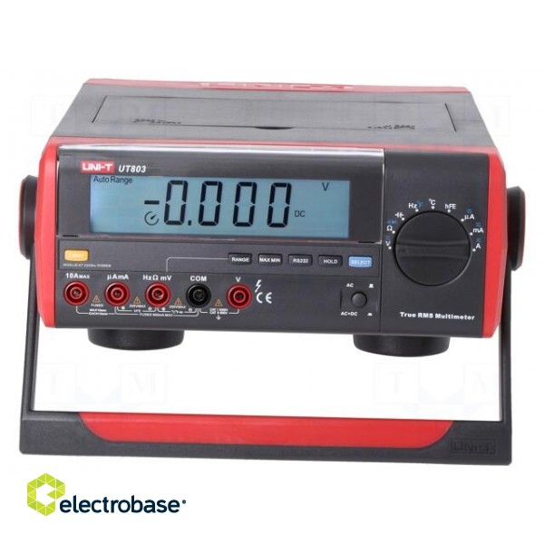 Benchtop multimeter | LCD,with a backlit | True RMS AC image 2