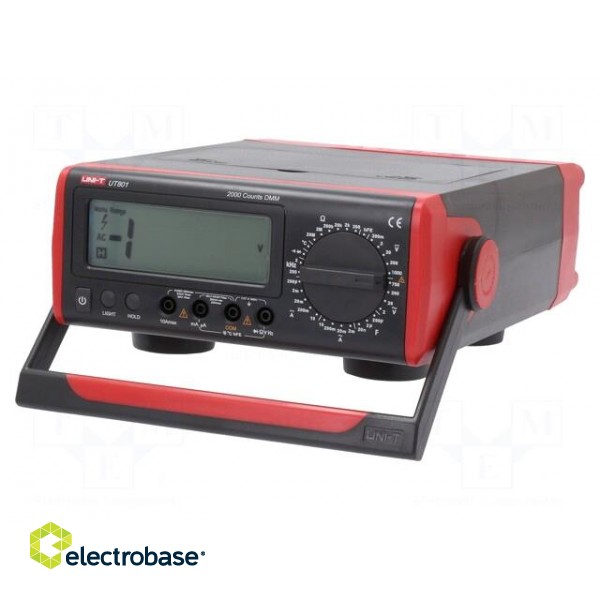 Benchtop multimeter | LCD (2000),with a backlit | -40÷1000°C image 1