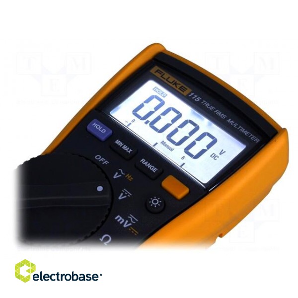 Digital multimeter | LCD 3,75 digit (6000) | True RMS AC paveikslėlis 2