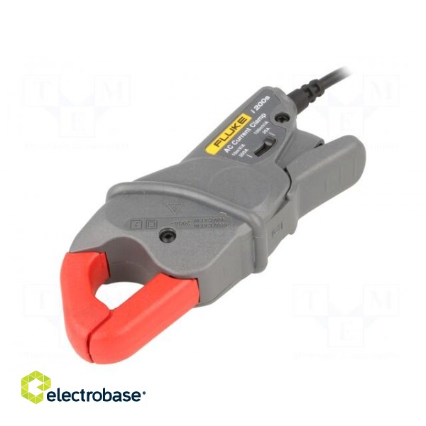 AC current clamp adapter | Øcable: 20mm | I AC: 0,1÷24A,0,5÷240A image 1