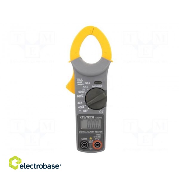 AC digital clamp meter | Øcable: 30mm | LCD 3,75 digit 13mm фото 1