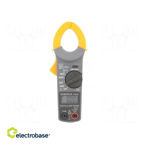 AC digital clamp meter | Øcable: 30mm | LCD 3,75 digit 13mm image 5