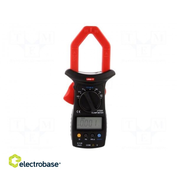 AC digital clamp meter | Øcable: 40mm | LCD (3999),with a backlit image 9