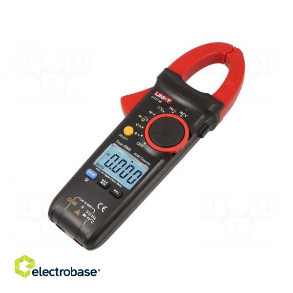 AC digital clamp meter | Øcable: 30mm | LCD (4000),with a backlit фото 5