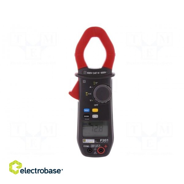 AC digital clamp meter | Øcable: 34mm | LCD (5999),with a backlit фото 1