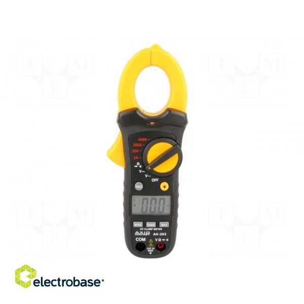 AC digital clamp meter | Øcable: 30mm | LCD (2000),with a backlit paveikslėlis 6