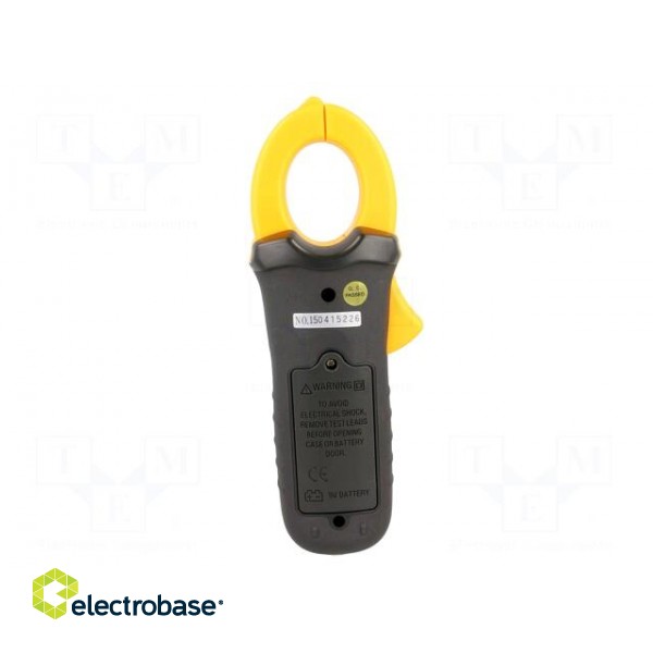 AC digital clamp meter | Øcable: 30mm | LCD (2000),with a backlit фото 10